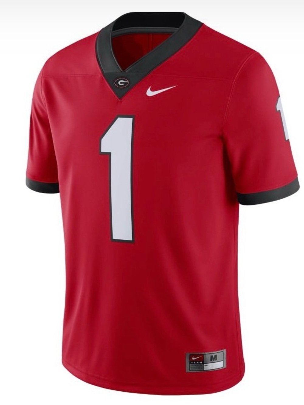 NIKE MEN'S DRI-FIT GEORGIA BULLDOGS #1 JERSEY/UGA